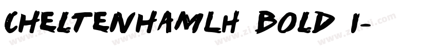 CheltenhamLH Bold I字体转换